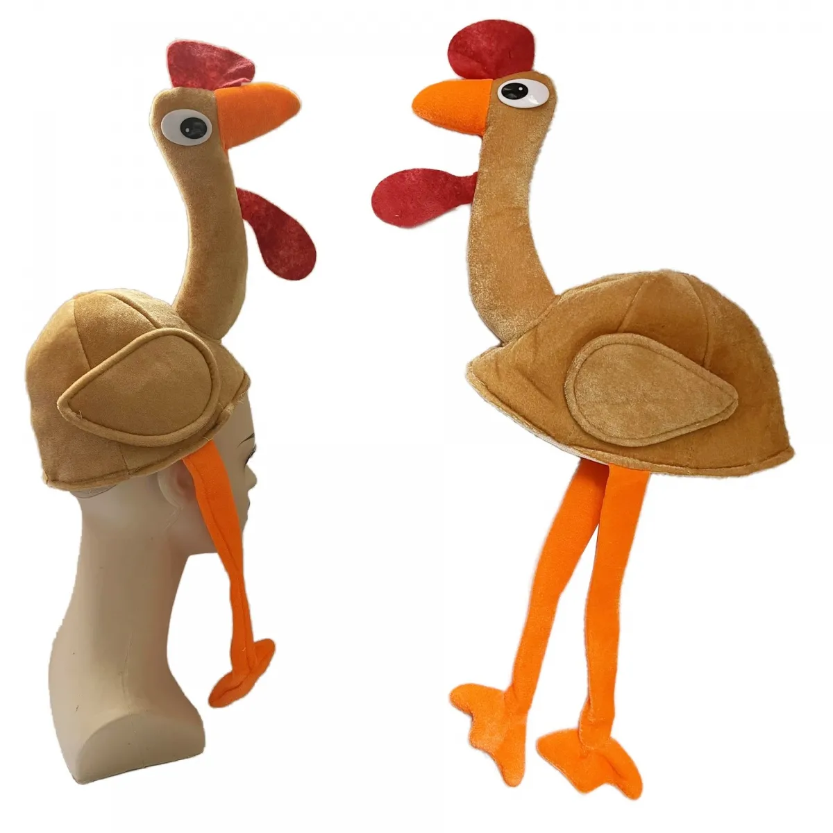 微信图片_20260103234151_1534_59 Long-Leg Ostrich Plush Hat, Kids' Birthday Gift & Cosplay Headpiece for Parties - Image 1